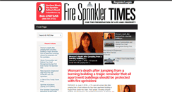 Desktop Screenshot of firesprinklerassocnewsletters.org