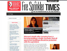 Tablet Screenshot of firesprinklerassocnewsletters.org